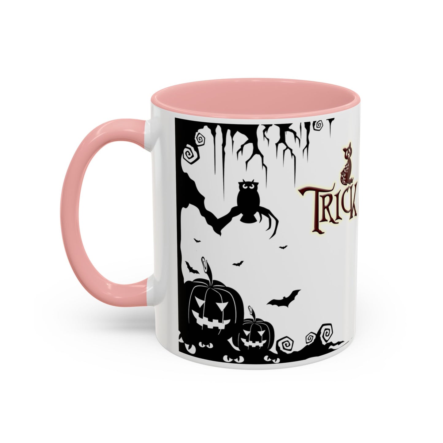 Trick or Treat -Accent Coffee Mug (11, 15oz) - Halloween