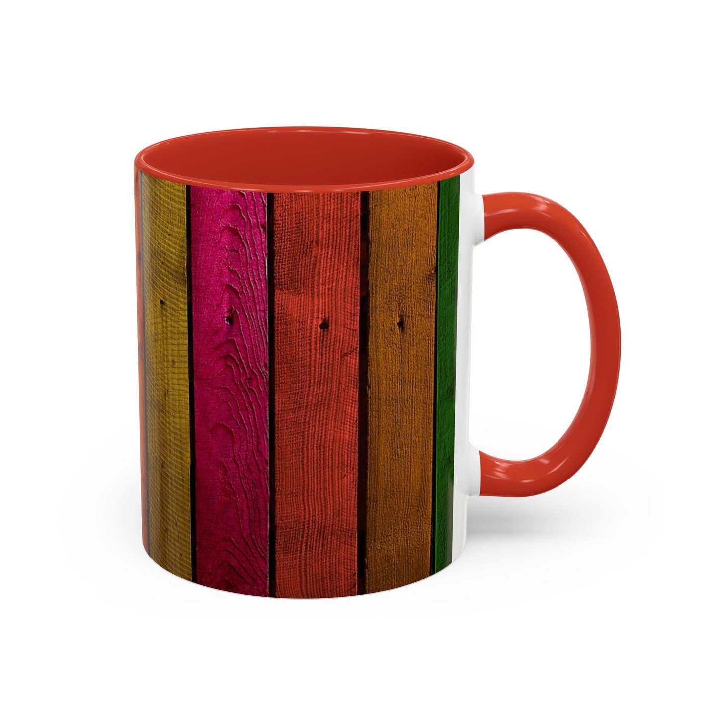 Colored Planks - Accent Coffee Mug (11, 15oz)