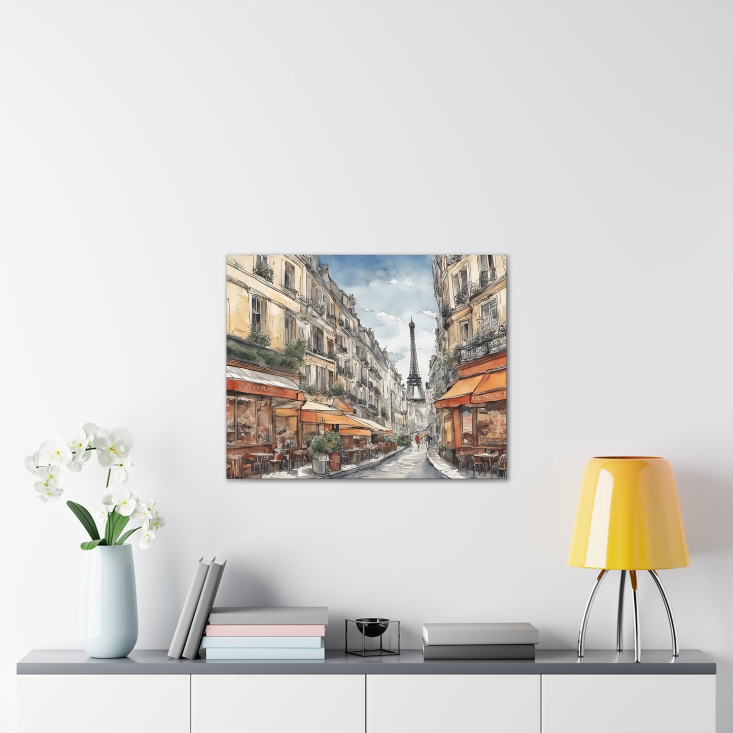 Paris Street - Canvas Stretched, 0.75"