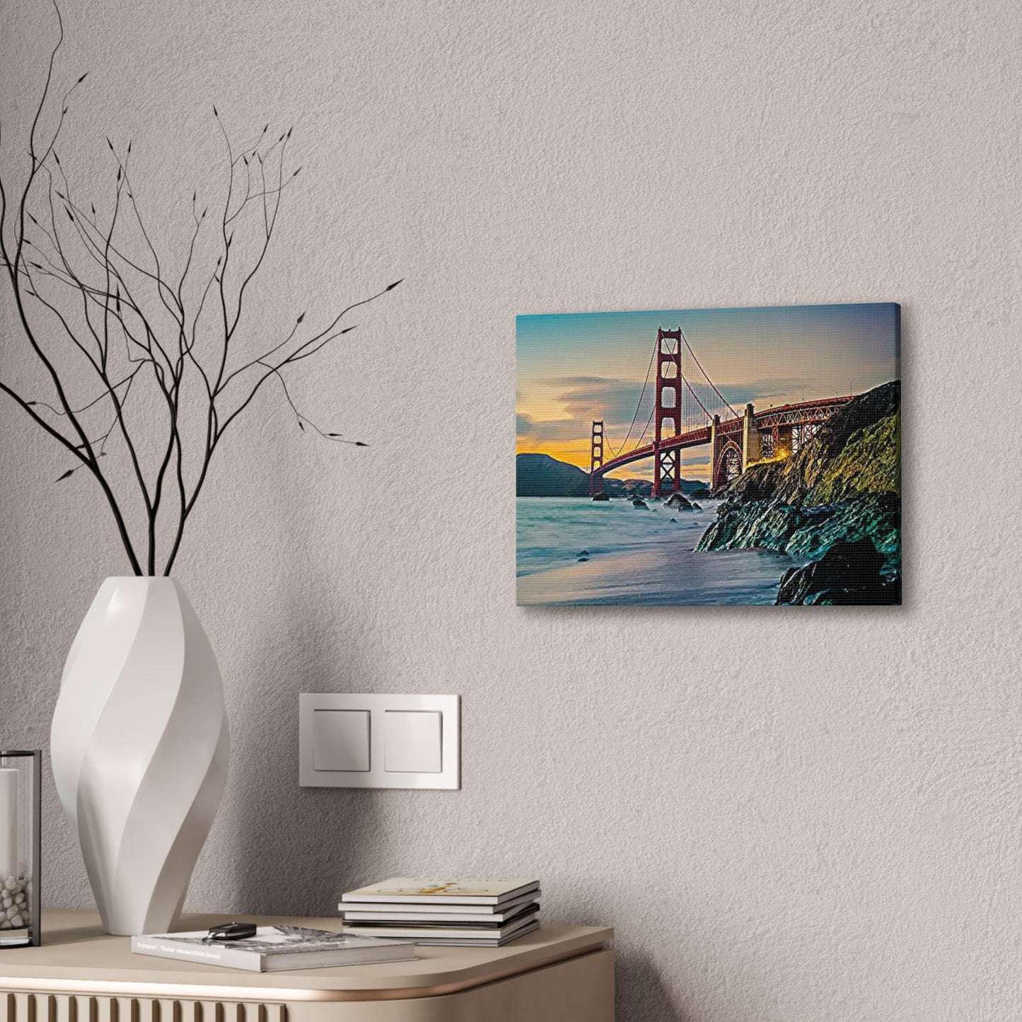 Golden Gate - Canvas Stretched, 0.75"