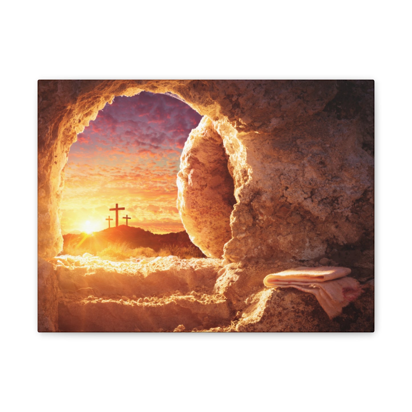 Resurrection - Canvas Stretched, 0.75" - Easter - Mother's Day - Father's Day