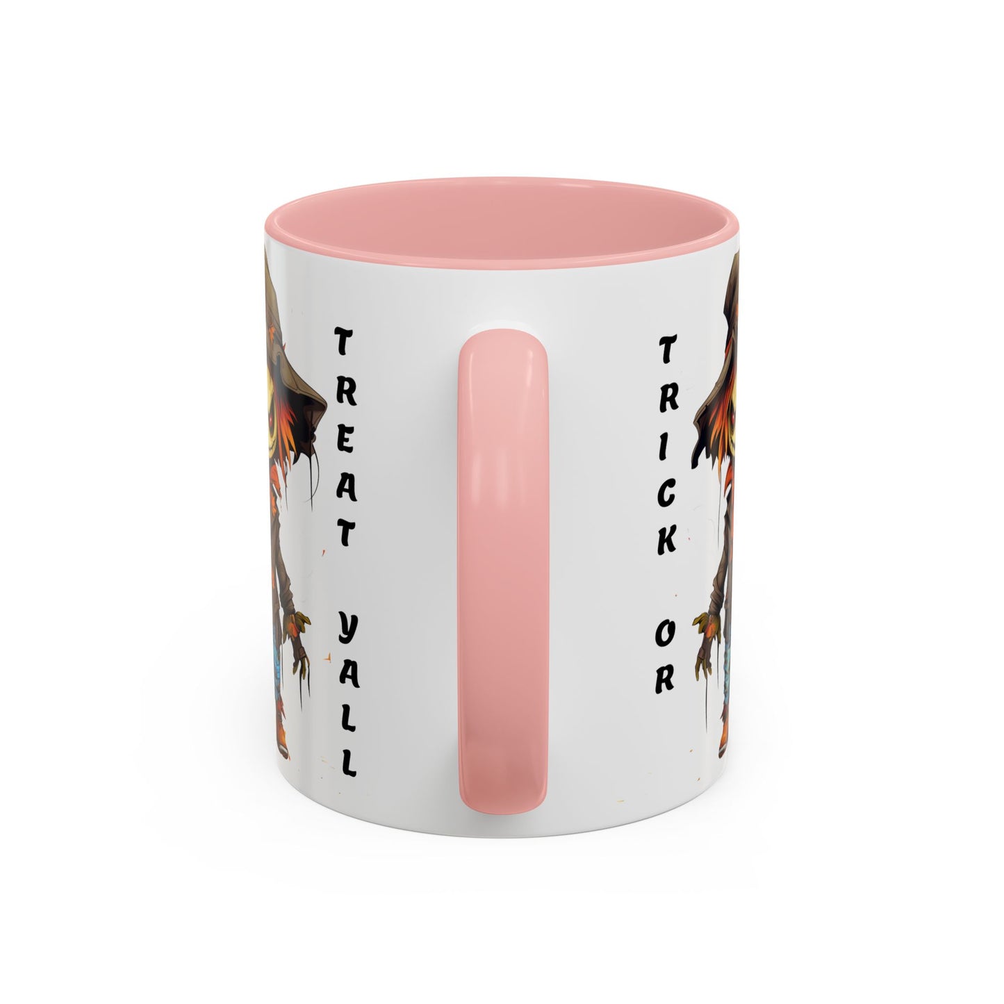 Trick or Treat Yall - Accent Coffee Mug (11, 15oz) - Halloween