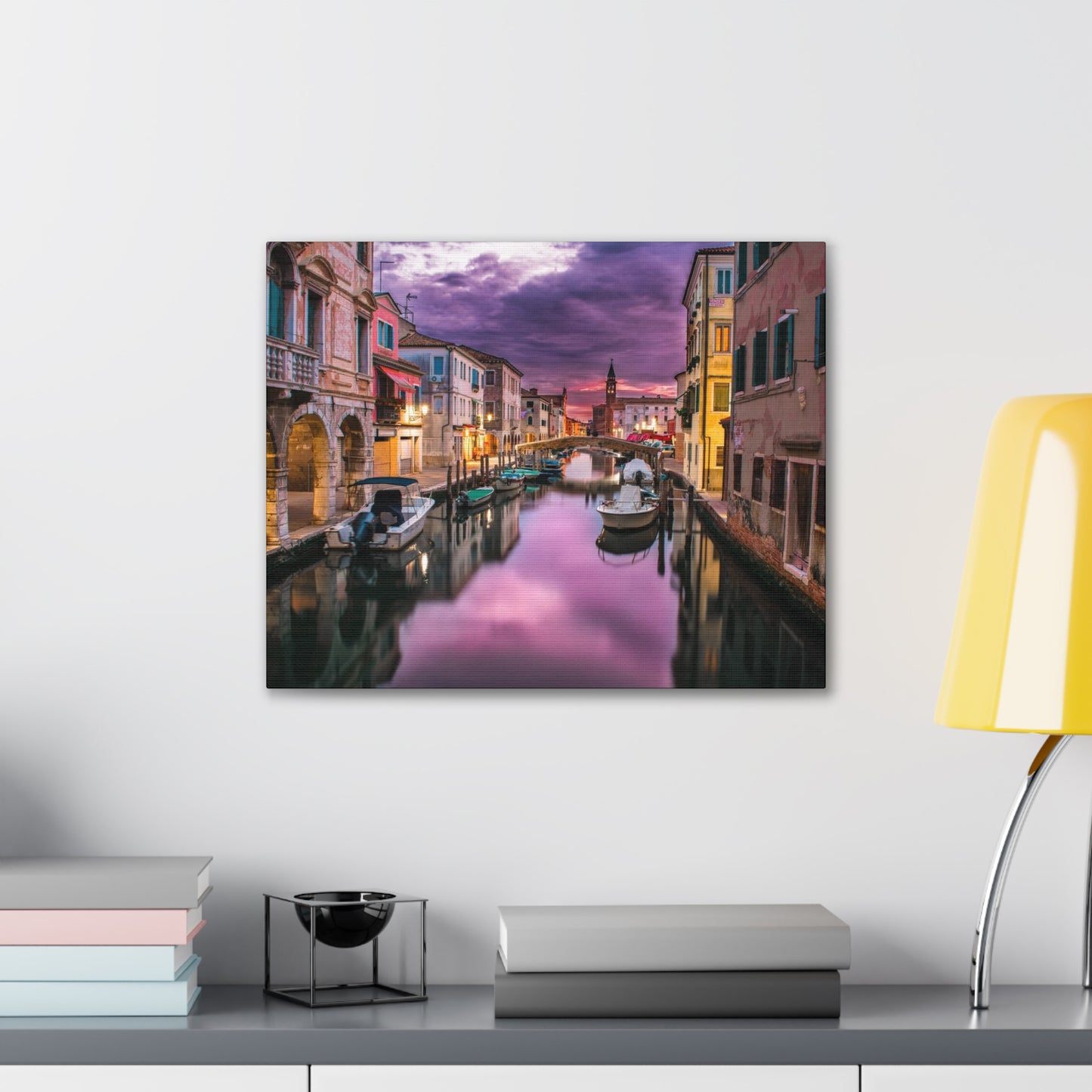 Venice Canal - Canvas Stretched, 0.75"