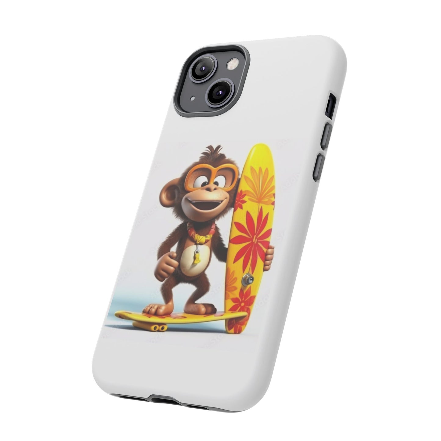 Surfer Monkey -Tough Whimsical Phone Cases