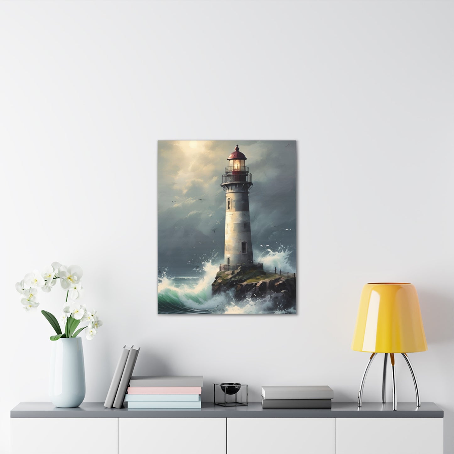 Light House - Canvas Stretched, 0.75"