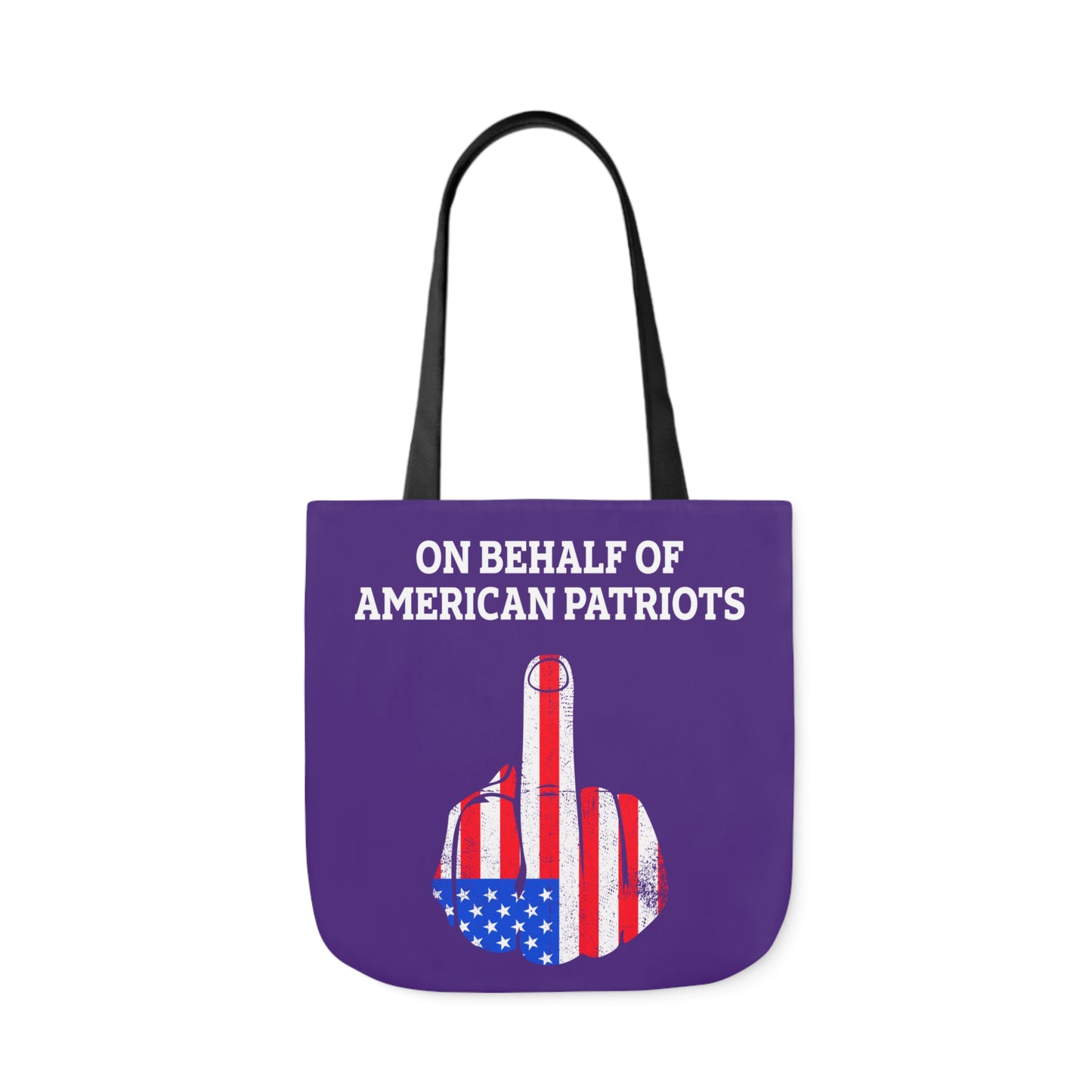 On Behalf - Canvas Tote Bag, 5-Color Straps veterans - Patriotic