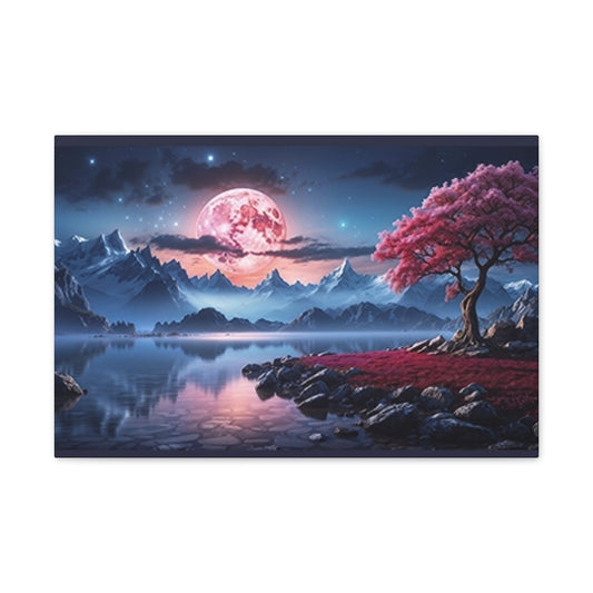 Moon Scape - Canvas Stretched, 0.75"