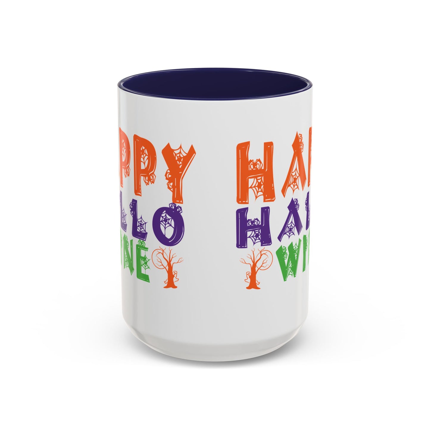 Happy Hallo Wine -Accent Coffee Mug (11, 15oz) - Halloween