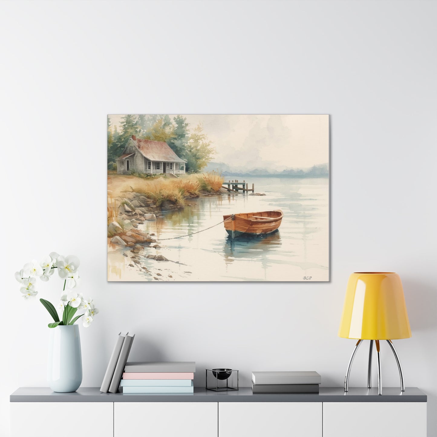 Cabin on the Lake II - Canvas Stretched, 0.75" - 2026 Wall Art - Scenes