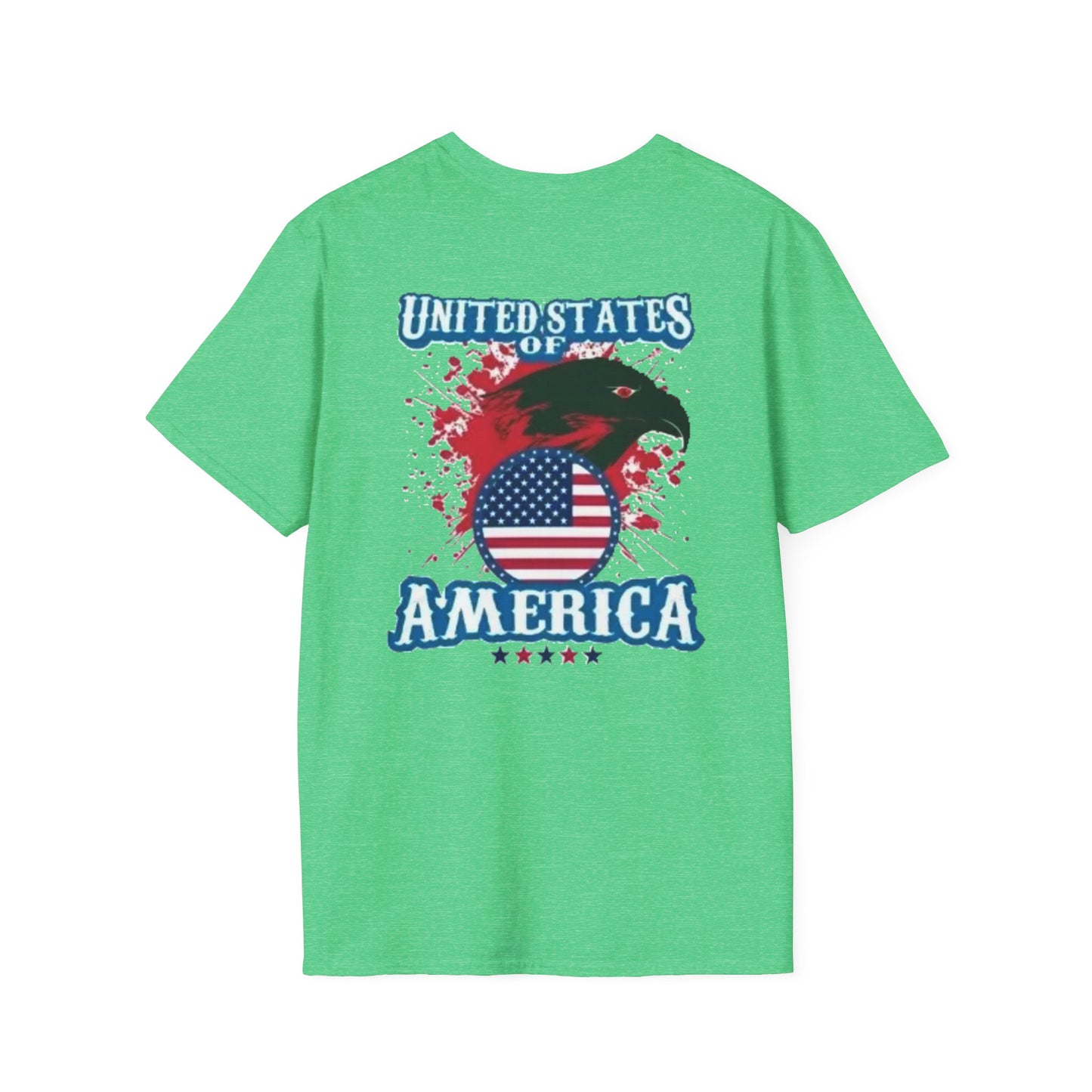 United States of America - Unisex Softstyle T-Shirt - Military