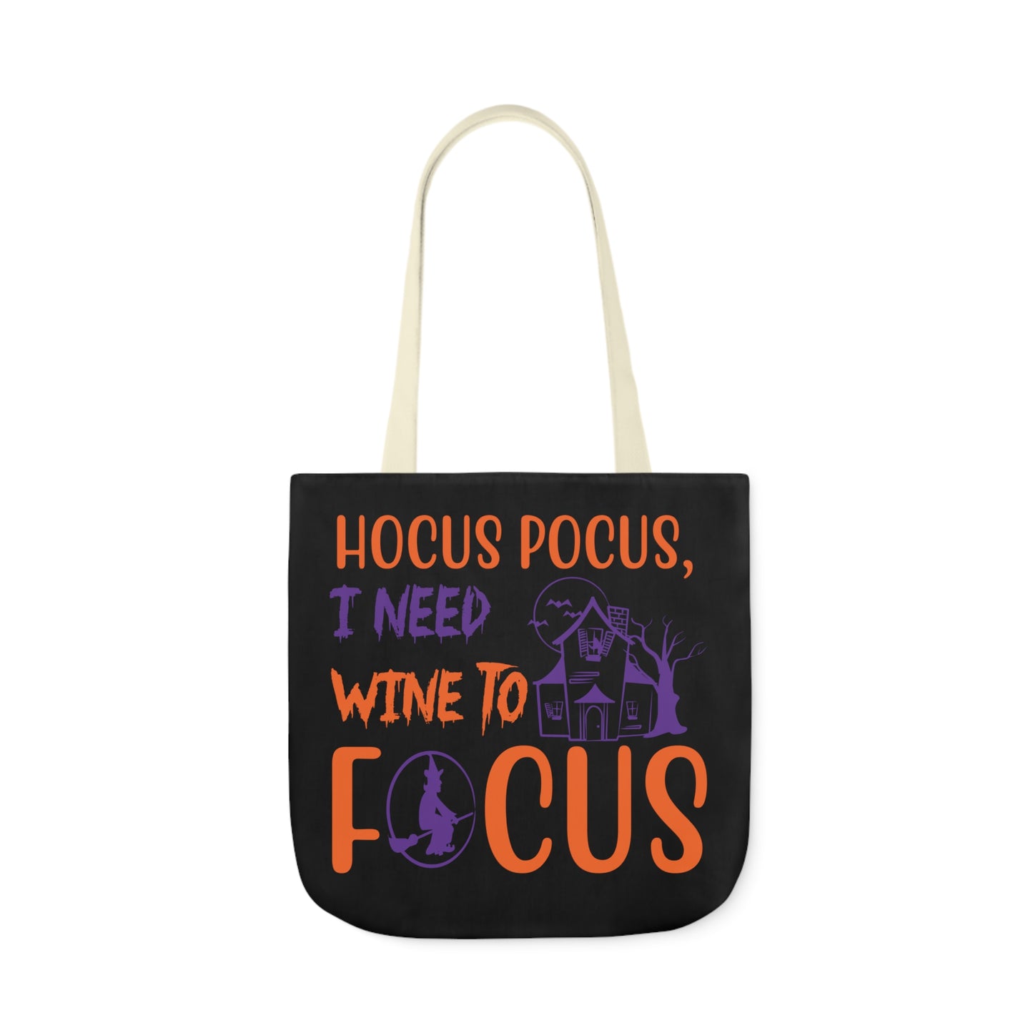 Hocus Pocus - Canvas Tote Bag, 5-Color Straps - Halloween