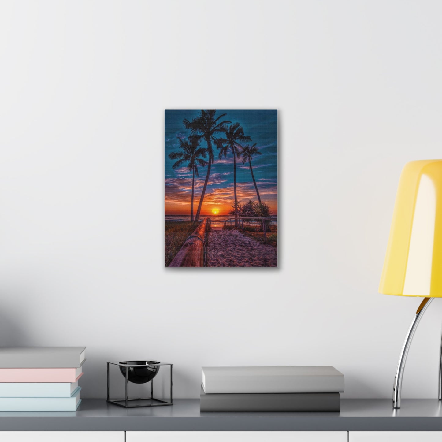 Sunset Palms - Canvas Stretched, 0.75"