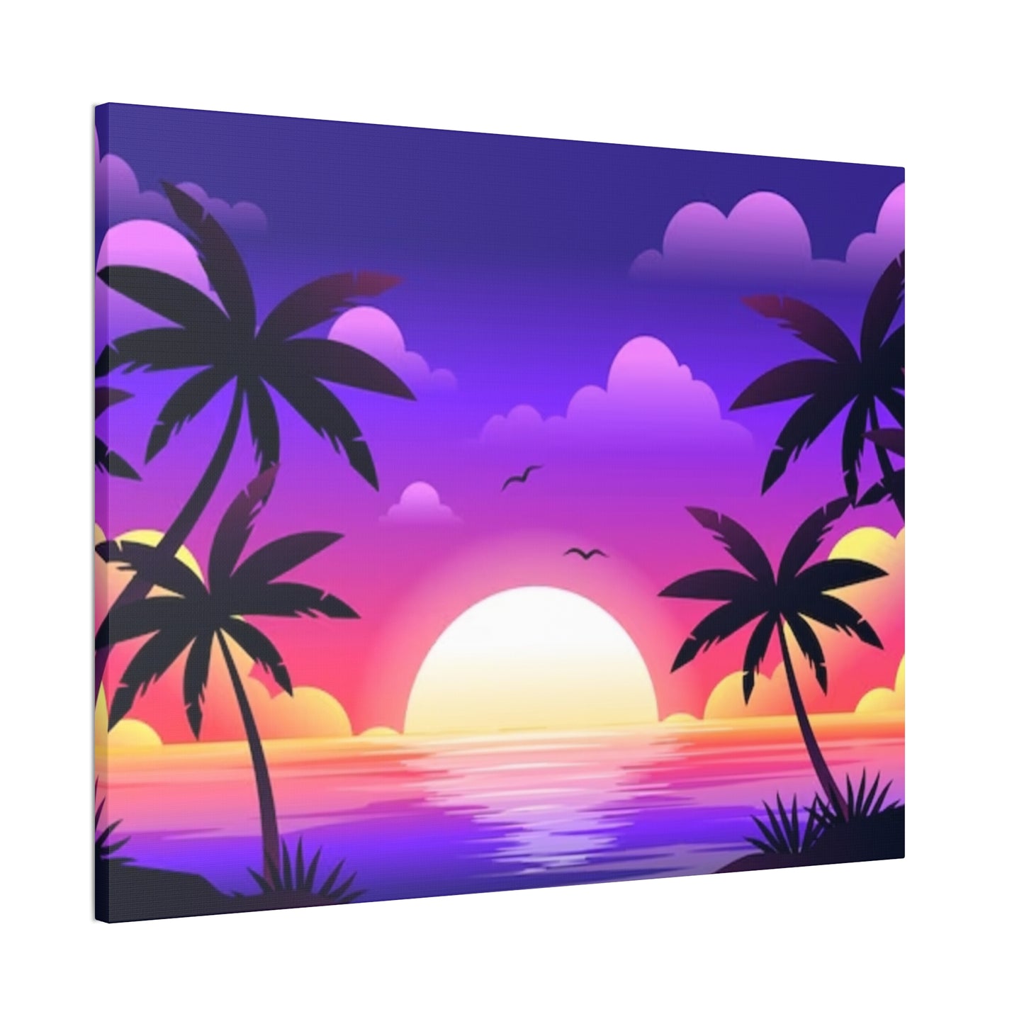 Island Sunset - Canvas Stretched, 0.75"