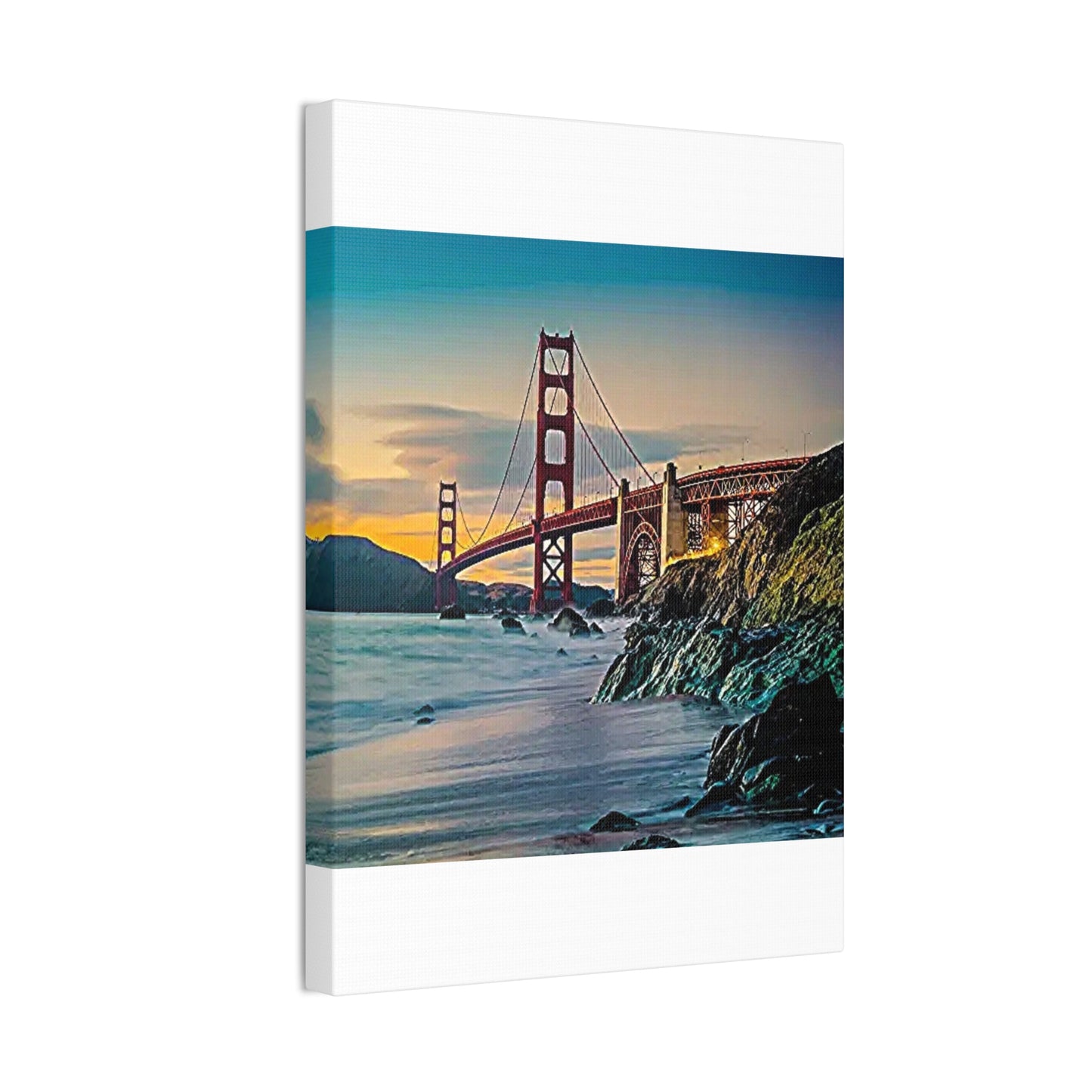 Golden Gate - Canvas Stretched, 0.75"