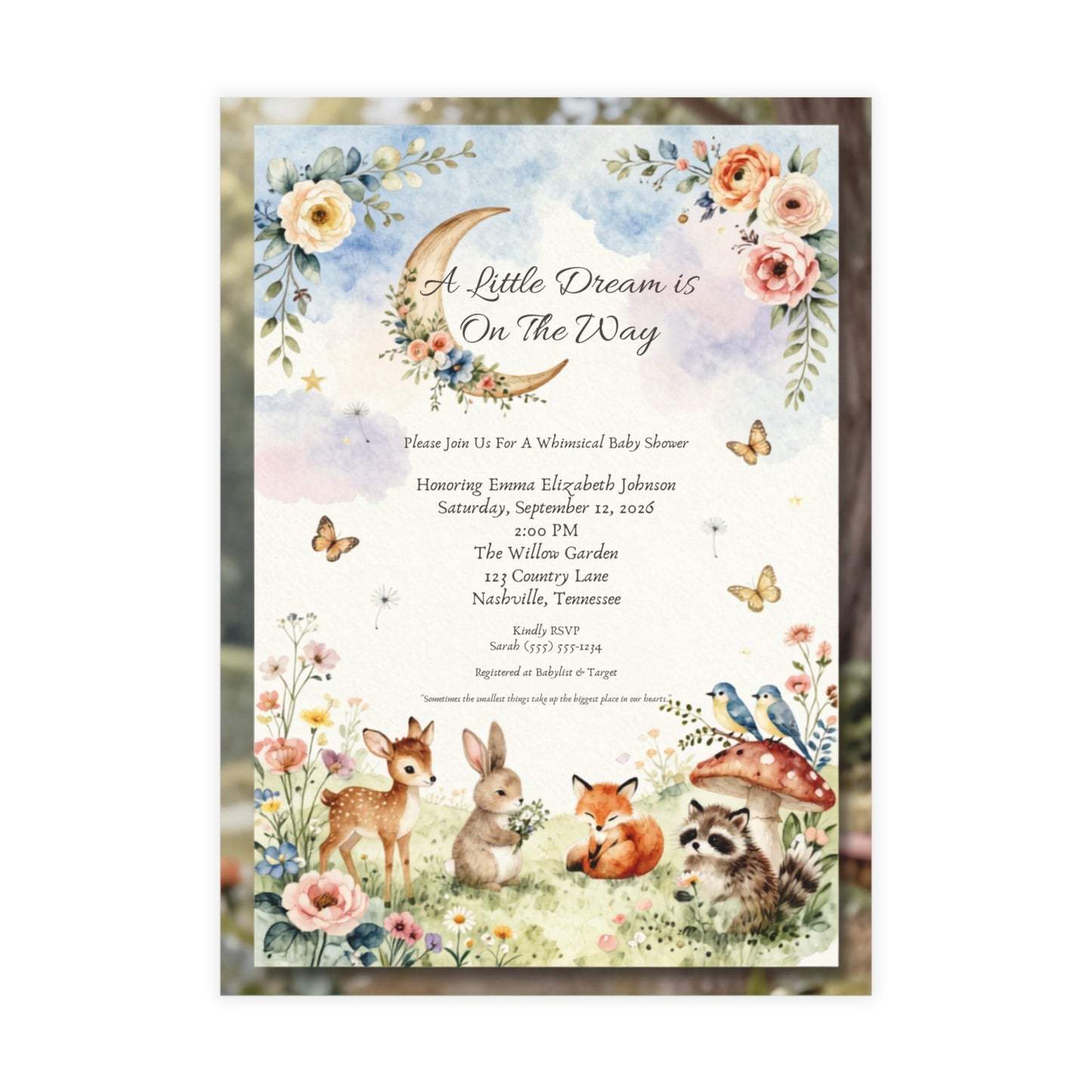 A Little Dream is on the Way - Postcard Bundles (envelopes included)