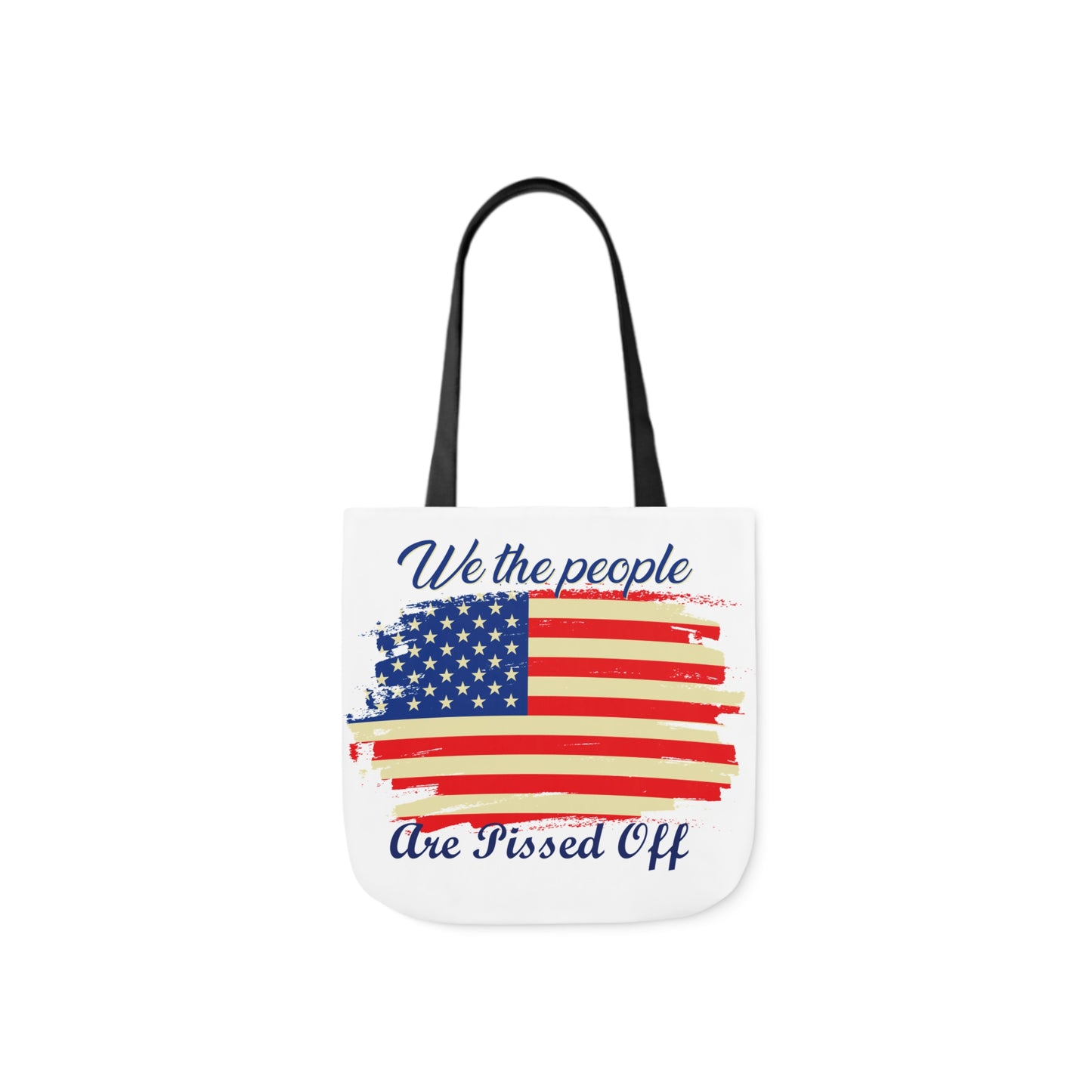 We the People - Canvas Tote Bag, 5-Color Straps - Veterans - Patriotic