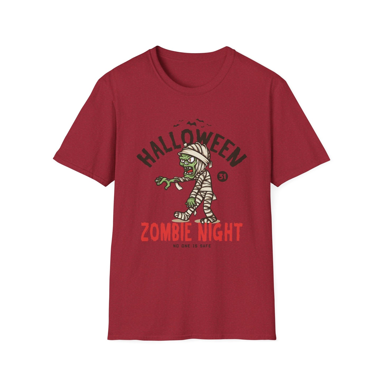 Zombie Night - Unisex Softstyle T-Shirt - Halloween