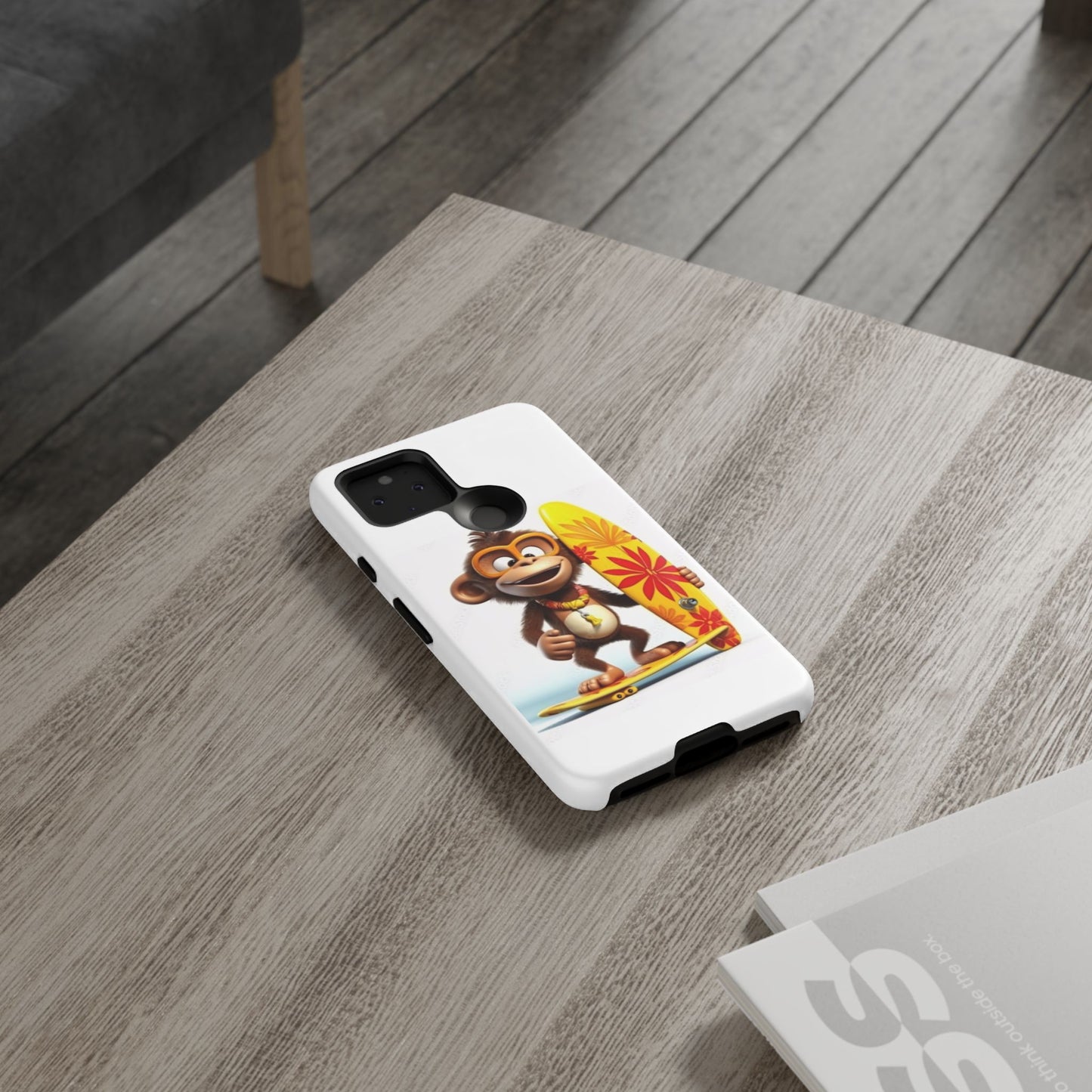 Surfer Monkey -Tough Whimsical Phone Cases