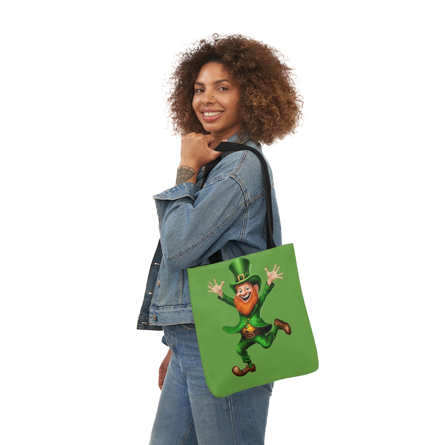 St. Patricks - Canvas Tote Bag, 5-Color Straps