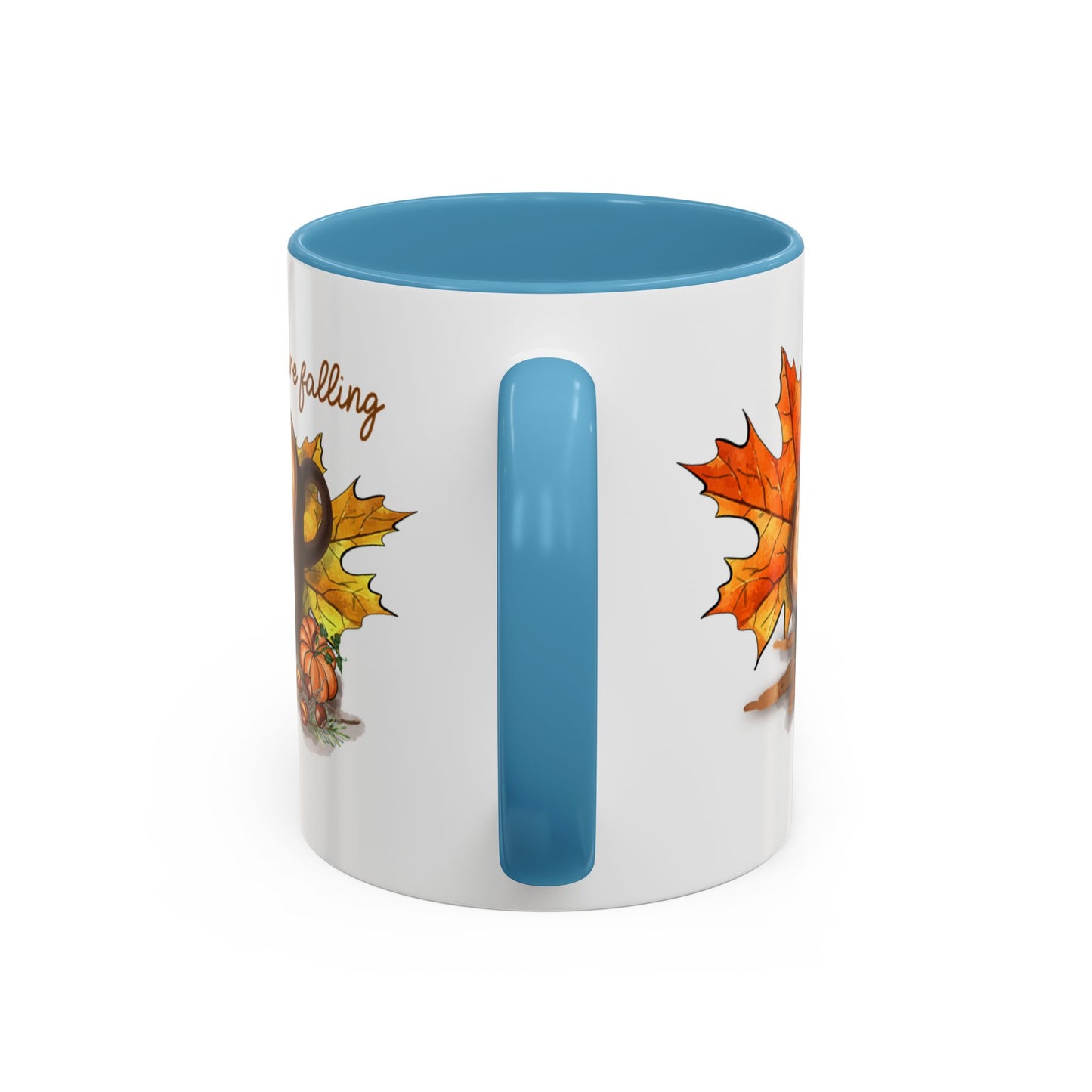 Leaves - Accent Coffee Mug (11, 15oz)