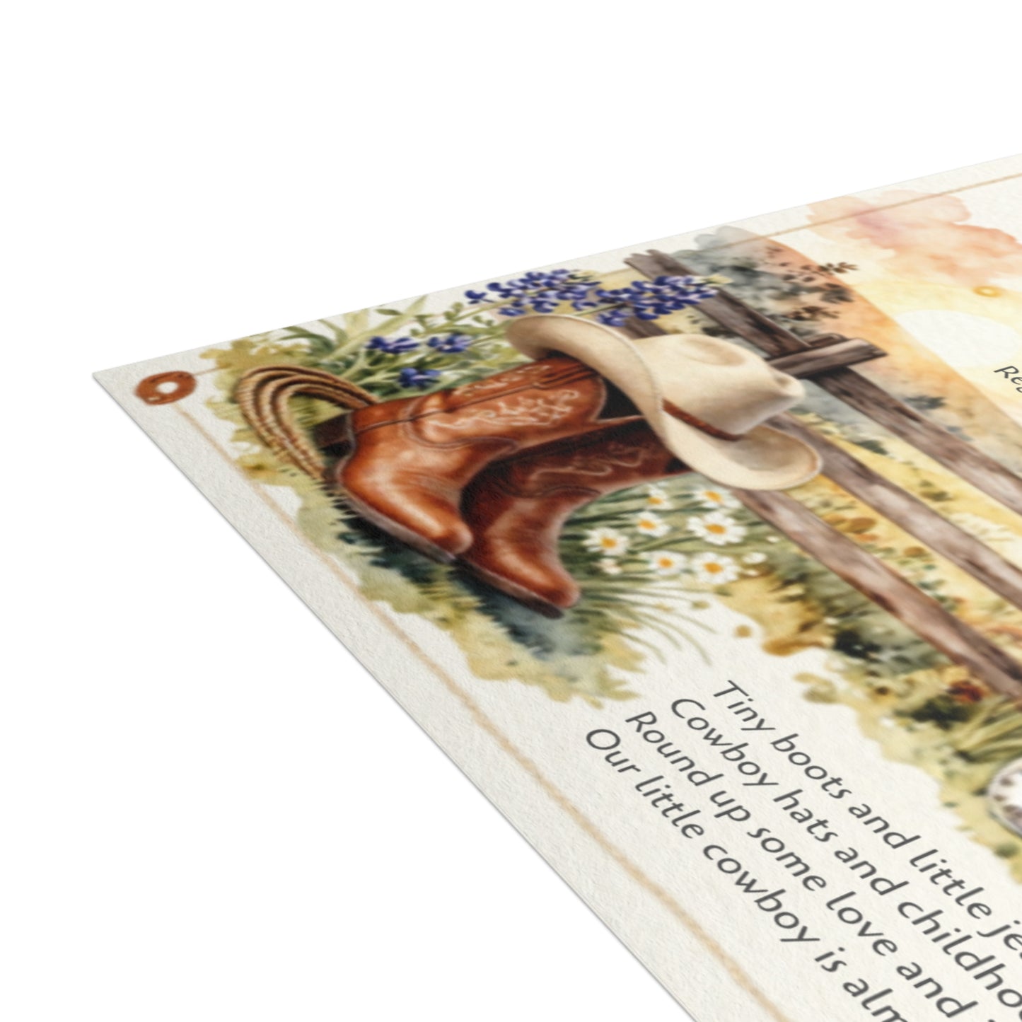 Little Cowboy - Postcard Bundles (envelopes included)