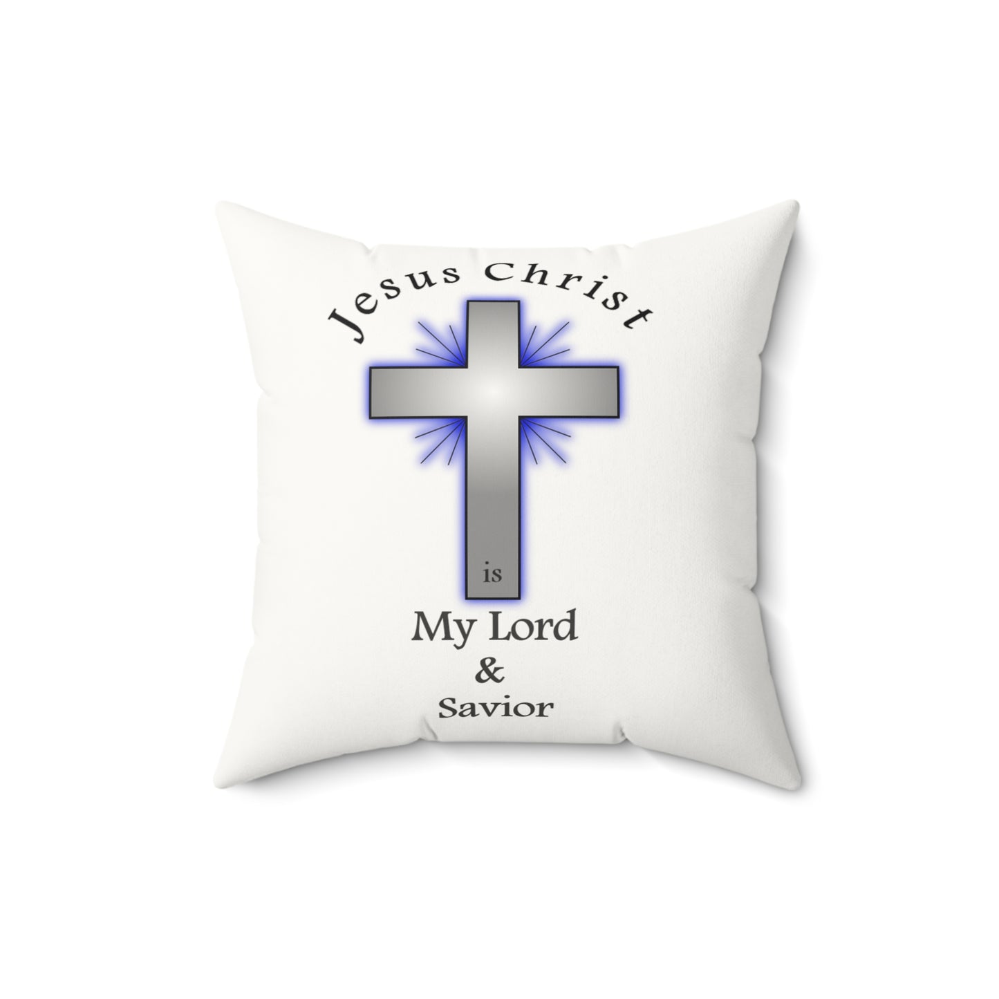 My Lord and Savior - Faux Suede Square Pillow - Easter - Mother's Day - Father's Day