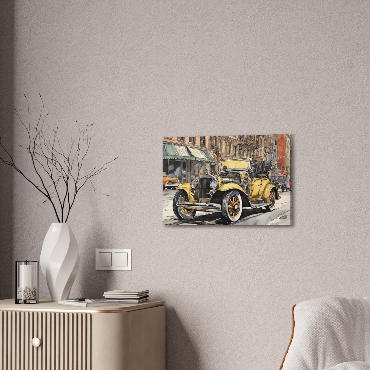 Antique Car - Canvas Stretched, 0.75" - Father's Day