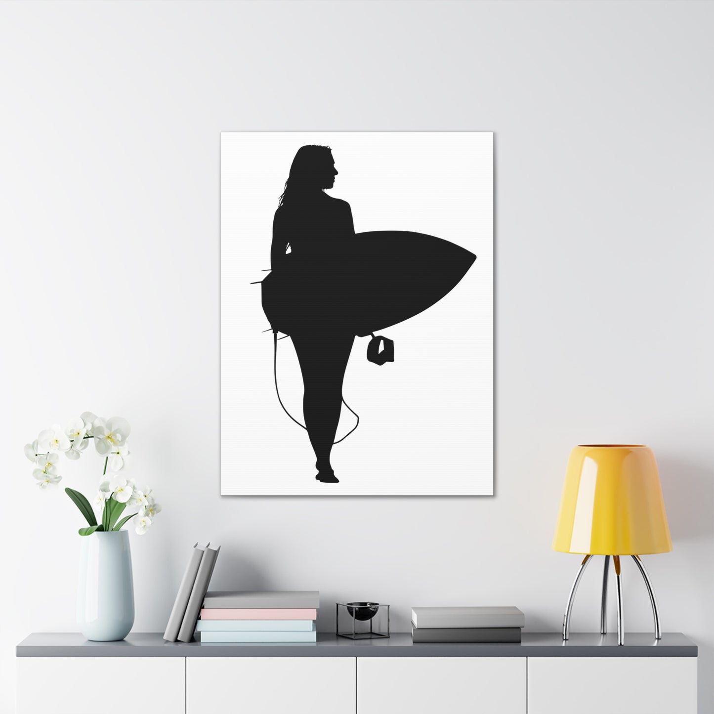 Surfer Girl - Canvas Stretched, 0.75"