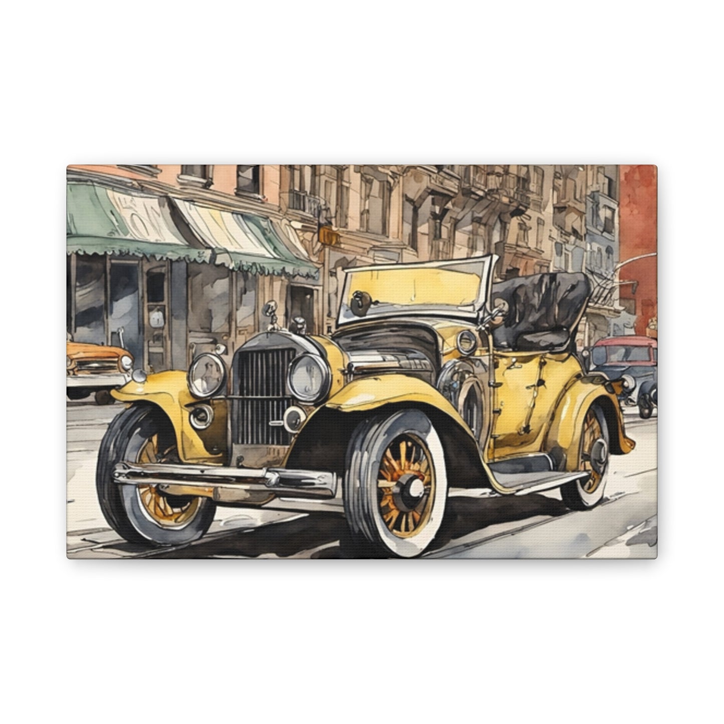 Antique Car - Canvas Stretched, 0.75" - Father's Day