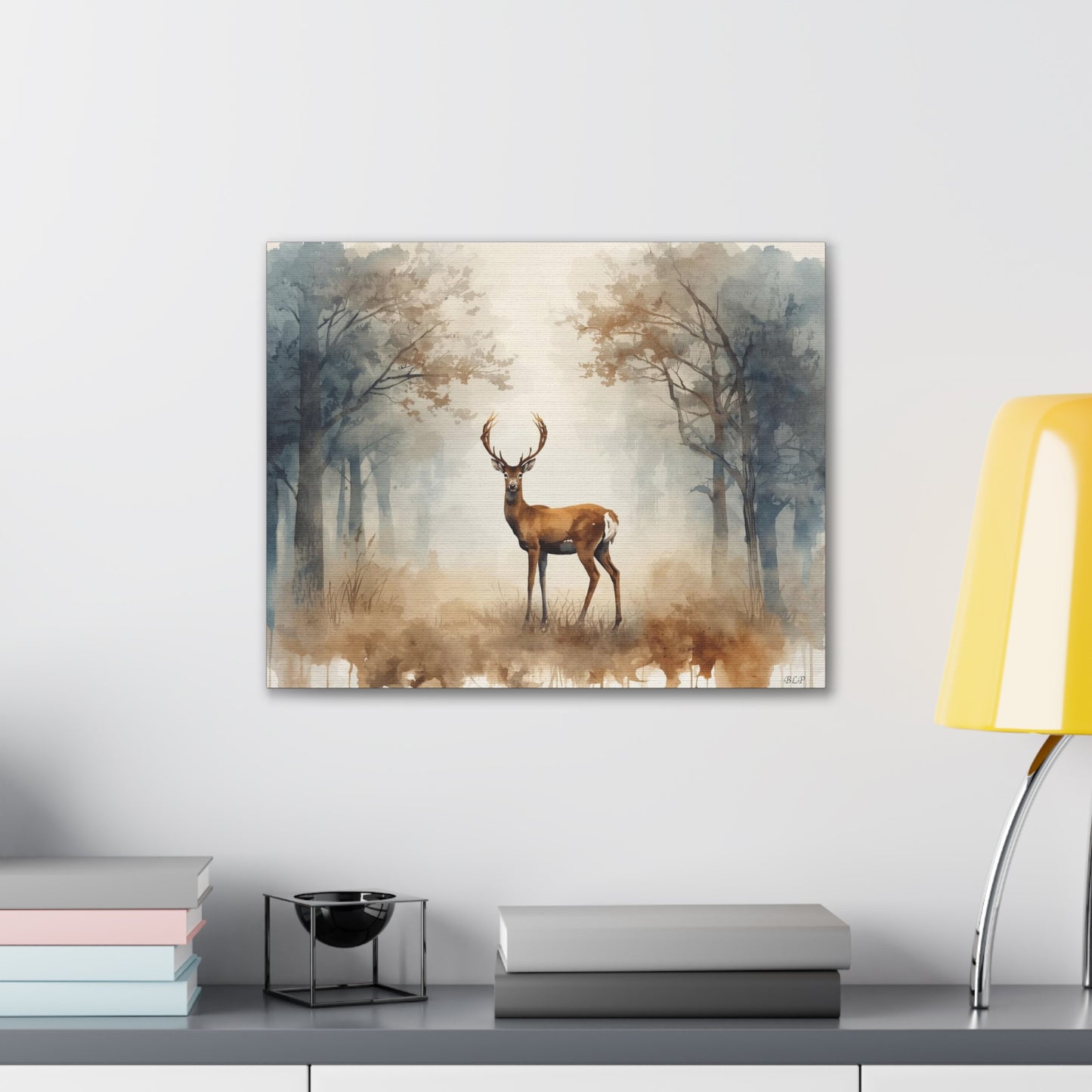 Lone Buck - Canvas Stretched, 0.75" - 2026 Wall Art - Animals