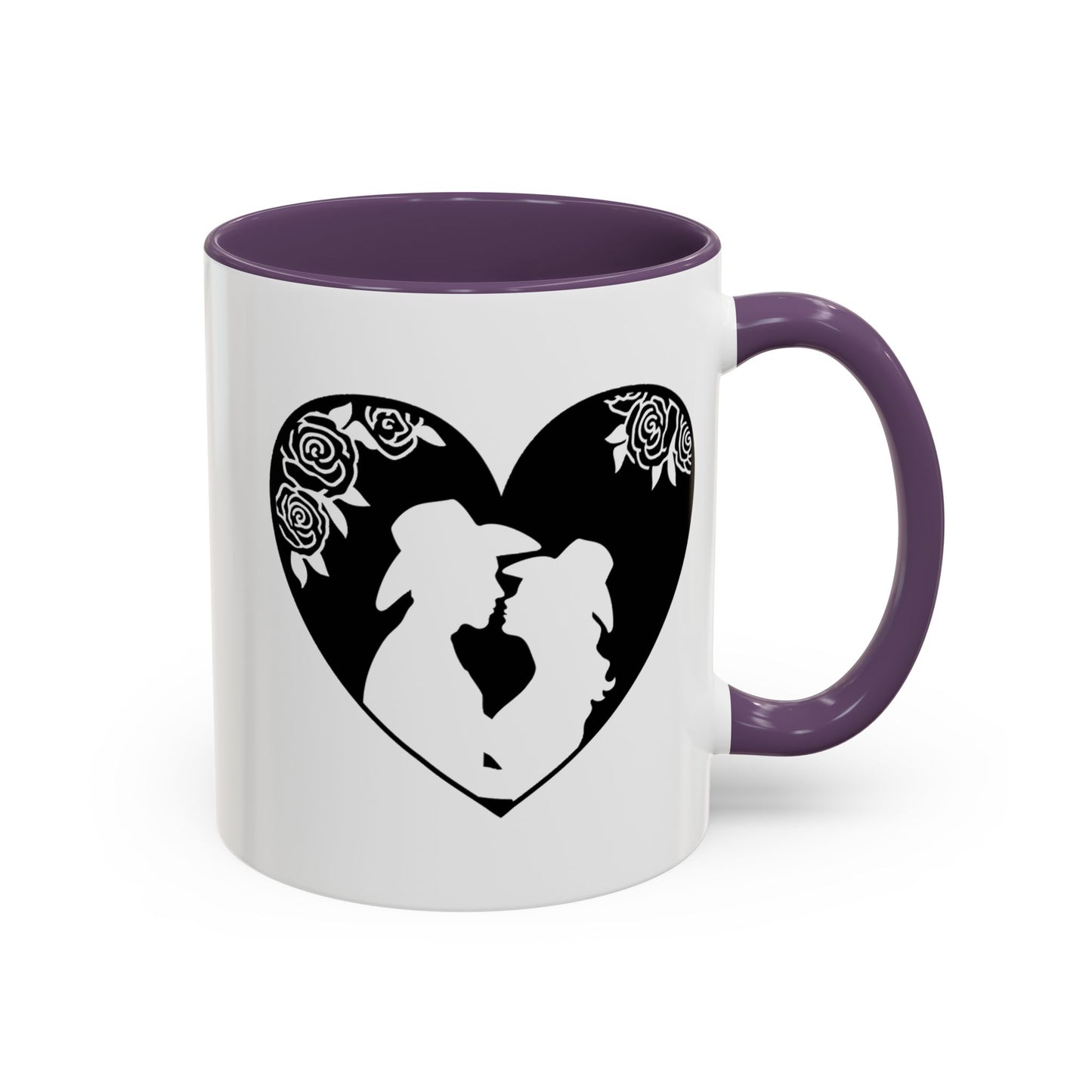 Cowboy Love - Accent Coffee Mug (11, 15oz) - Mother's Day