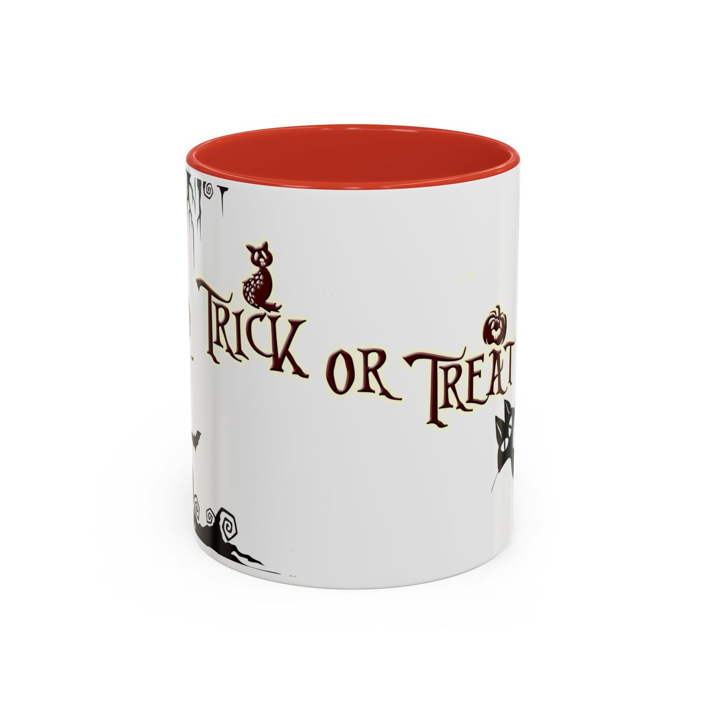 Trick or Treat -Accent Coffee Mug (11, 15oz) - Halloween