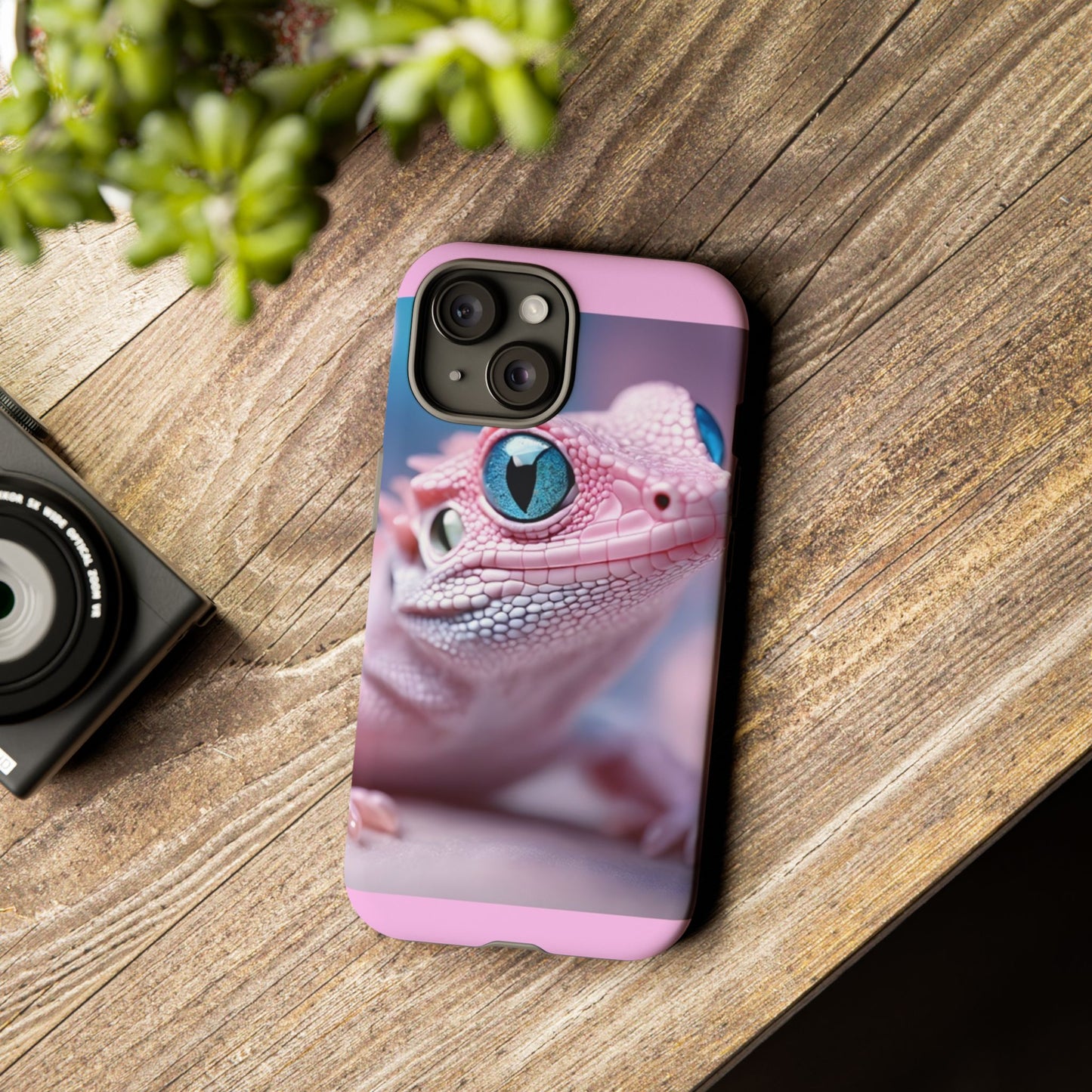 Pink Lizard - Whimsical Phone Cases