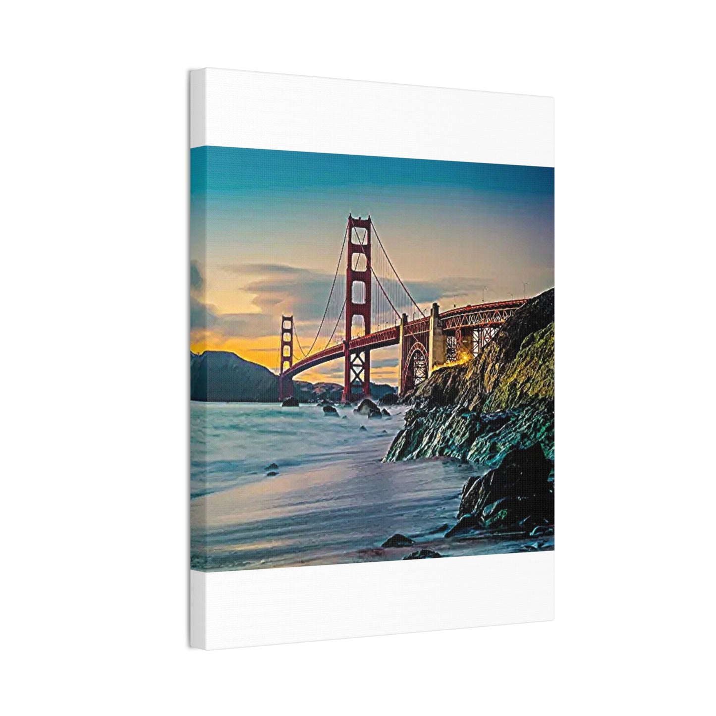 Golden Gate - Canvas Stretched, 0.75"