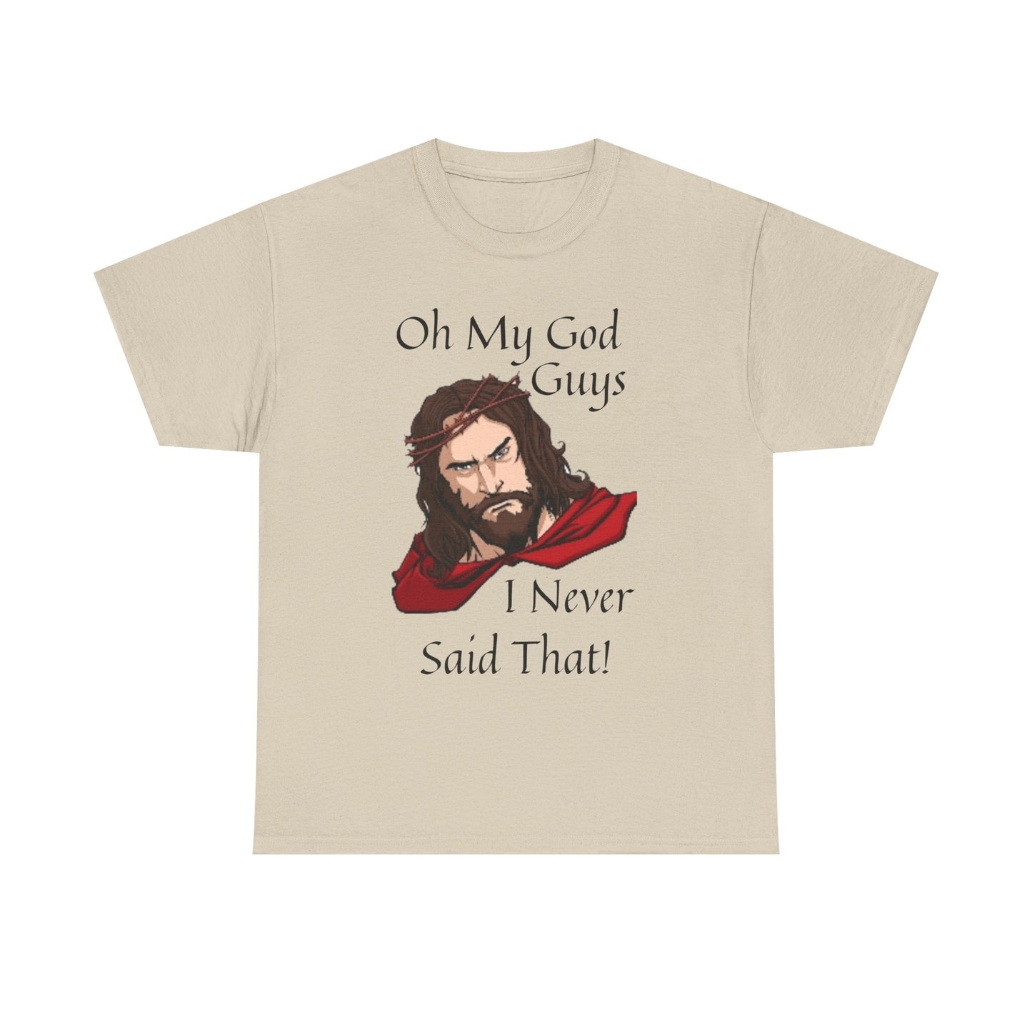 Oh My God - Unisex Heavy Cotton Tee - T-Shirts - Religious