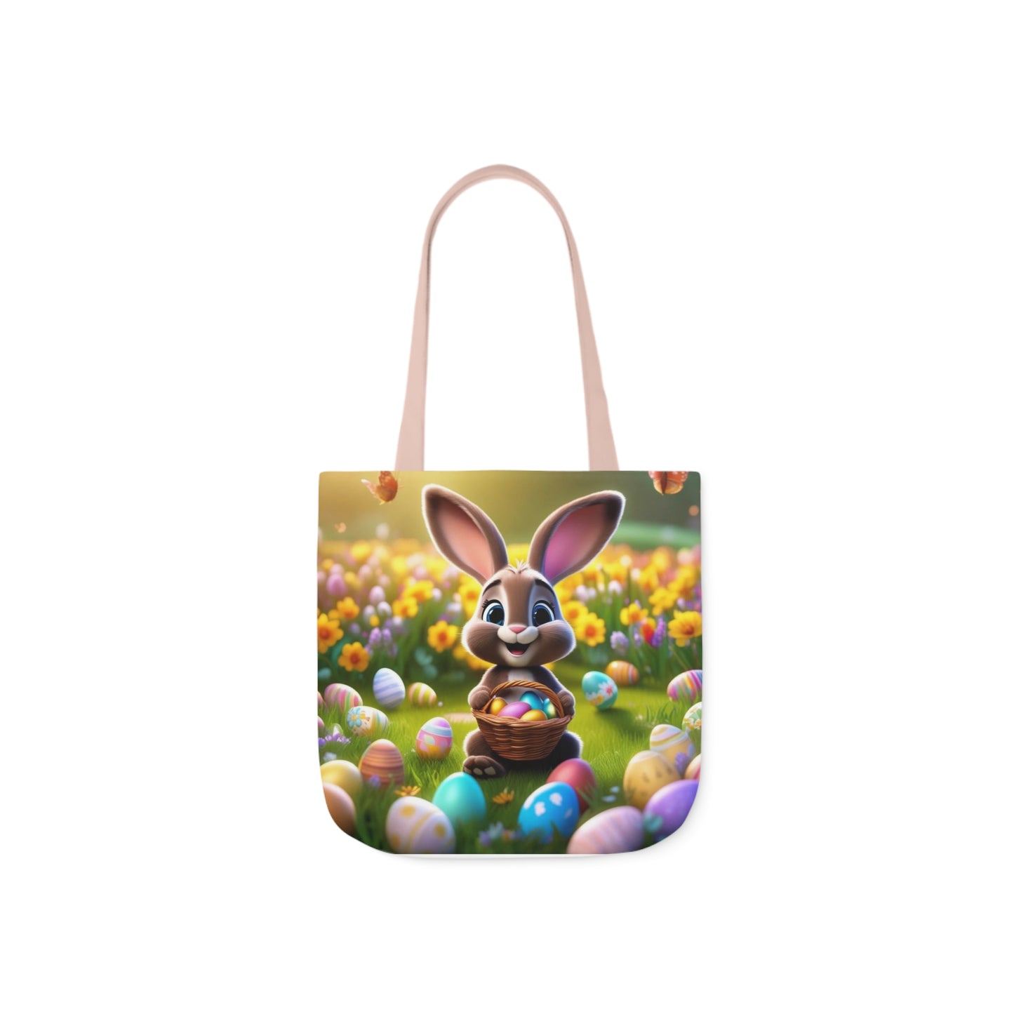 Easter - Canvas Tote Bag, 5-Color Straps