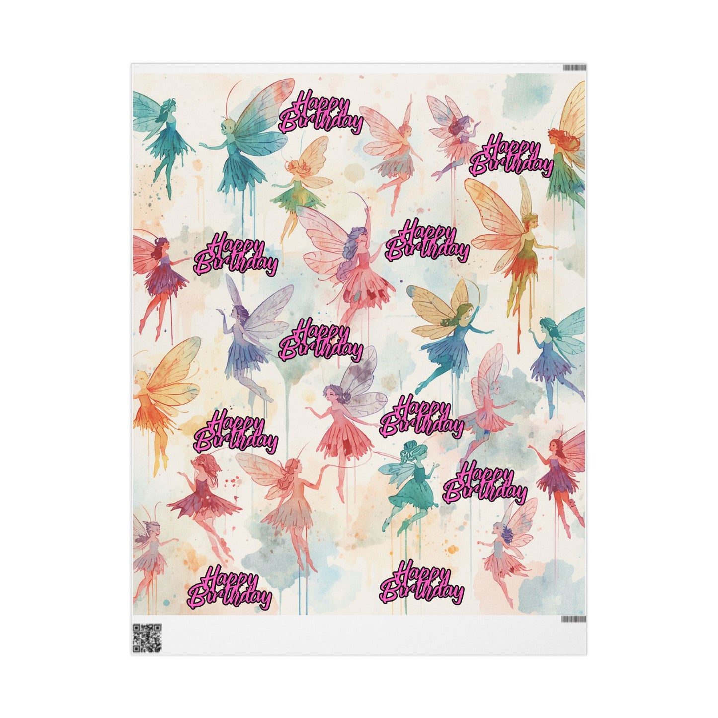Happy Birthday Fairies - Wrapping Papers