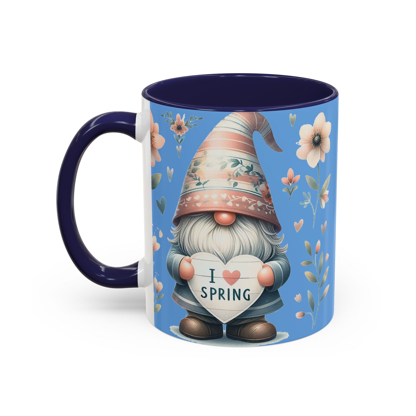 I Love Spring - Accent Coffee Mug (11, 15oz)