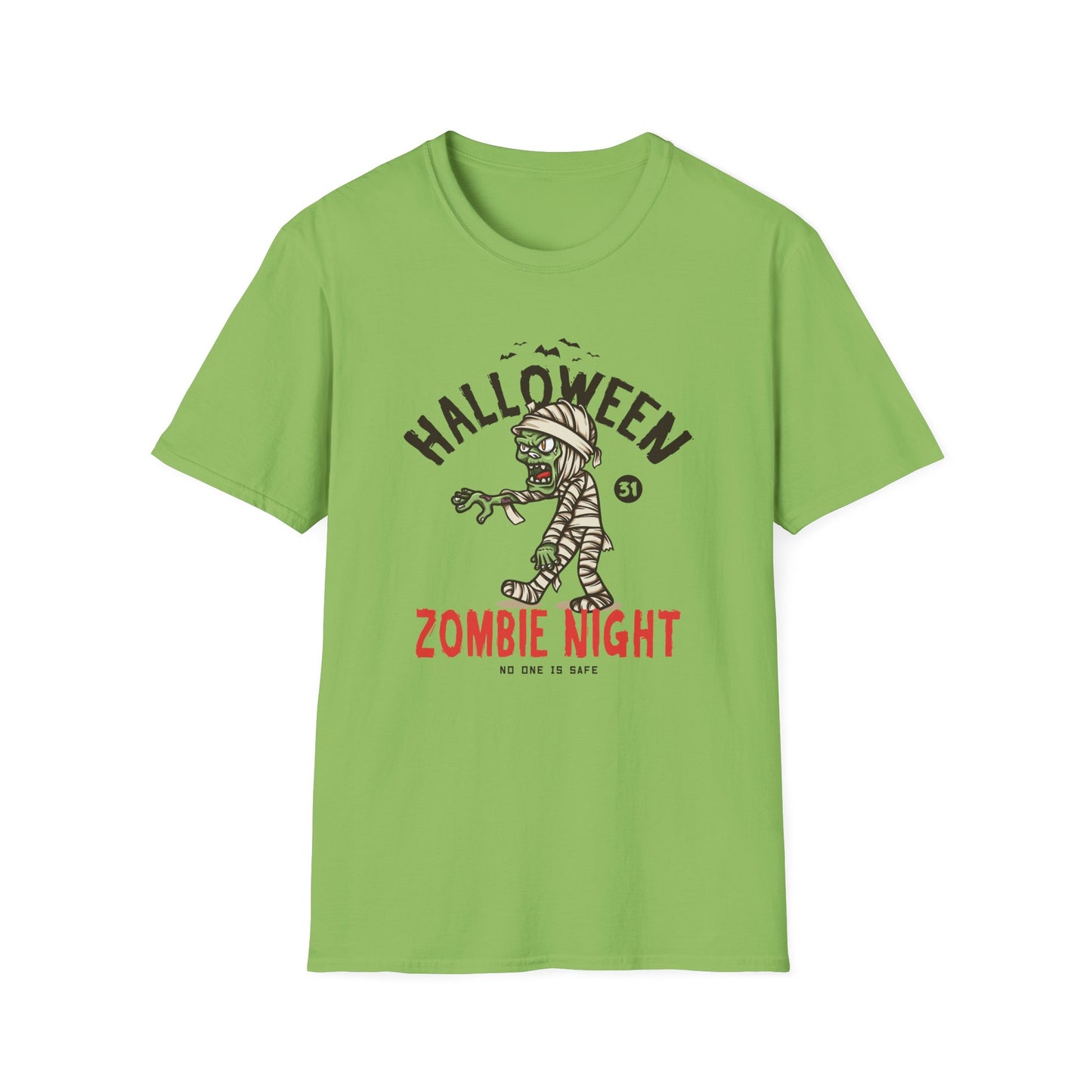 Zombie Night - Unisex Softstyle T-Shirt - Halloween