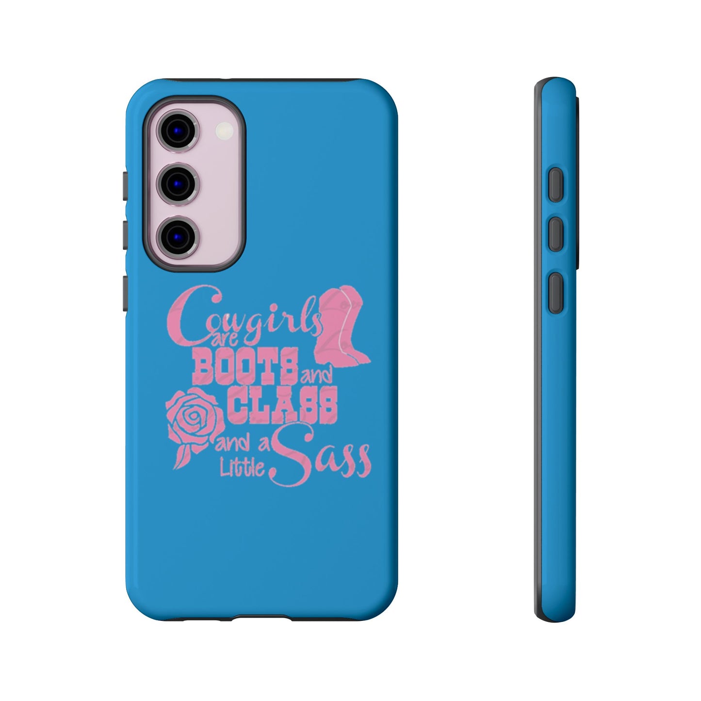 CowGirls are Boots -Tough Whimsical Phone Cases