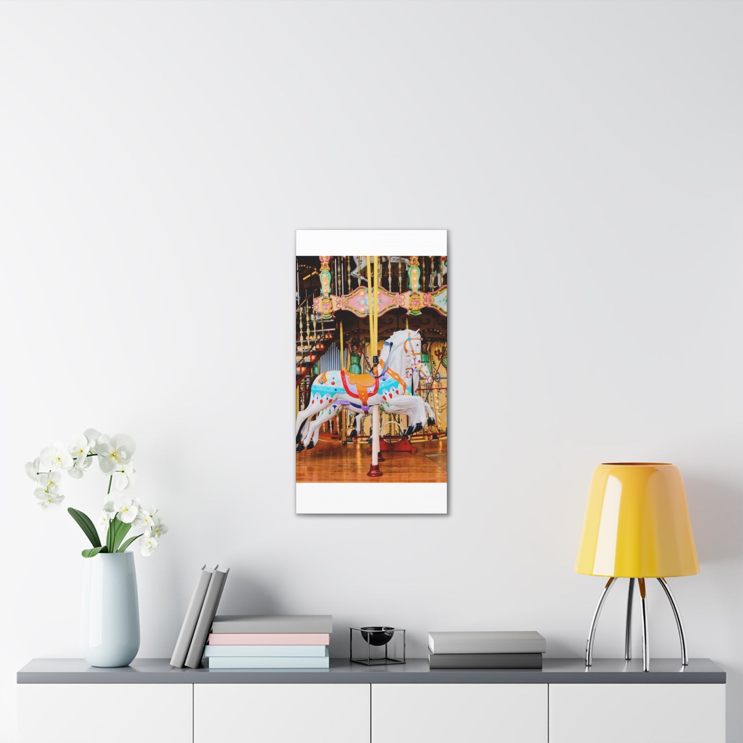 Carousel Horses - Canvas Stretched, 0.75"