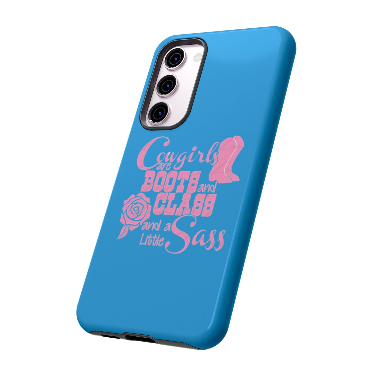 CowGirls are Boots -Tough Whimsical Phone Cases