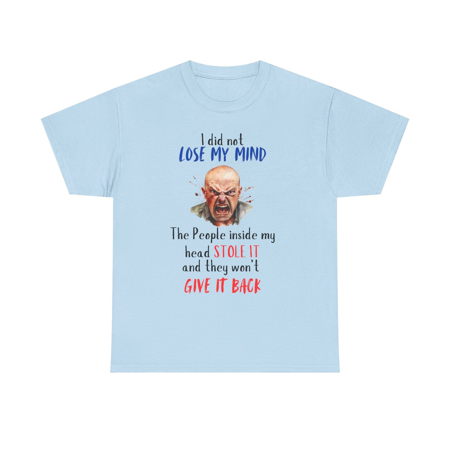 I Did Not Lose My Mind - Funny Unisex Heavy Cotton T-Shirt