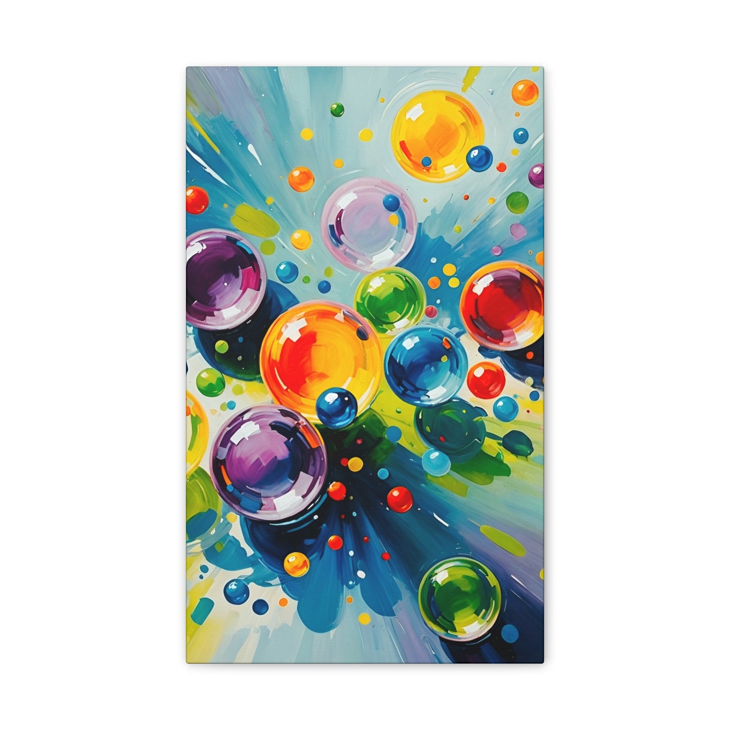 Colored Balls - Canvas Stretched, 0.75"