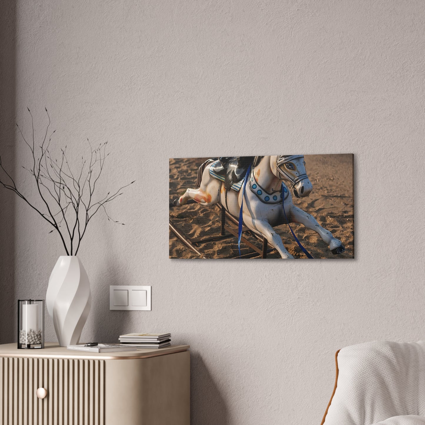 Rocking Horse - Canvas Stretched, 0.75"