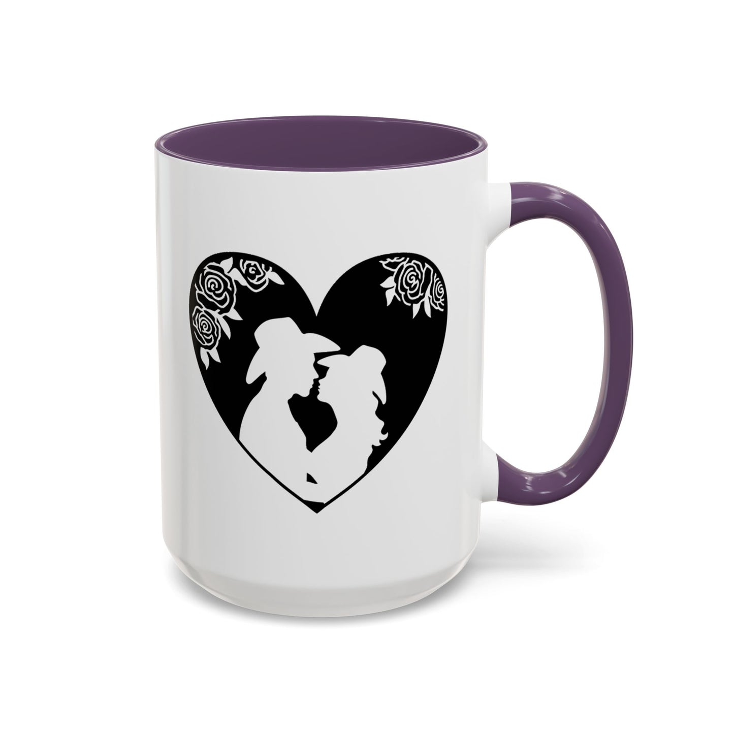 Cowboy Love - Accent Coffee Mug (11, 15oz) - Mother's Day