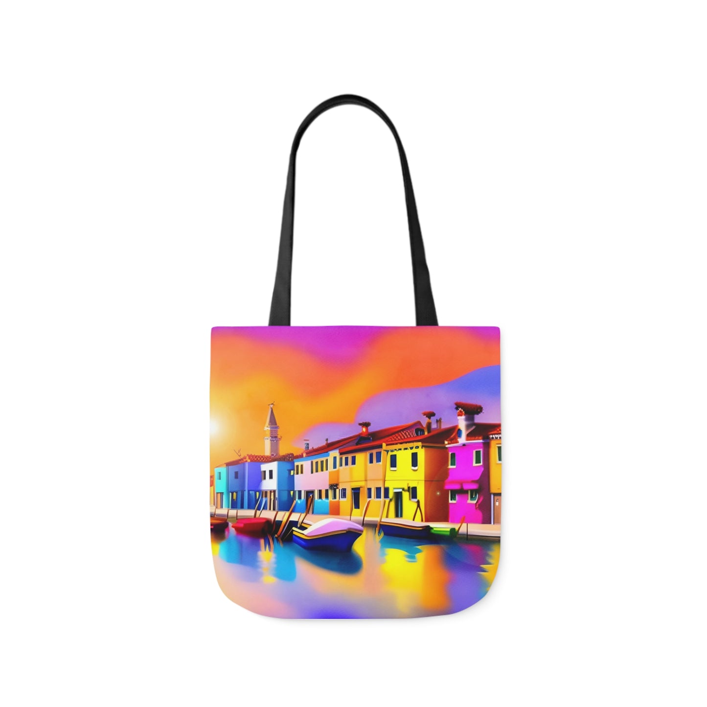 Venice - Canvas Tote Bag, 5-Color Straps