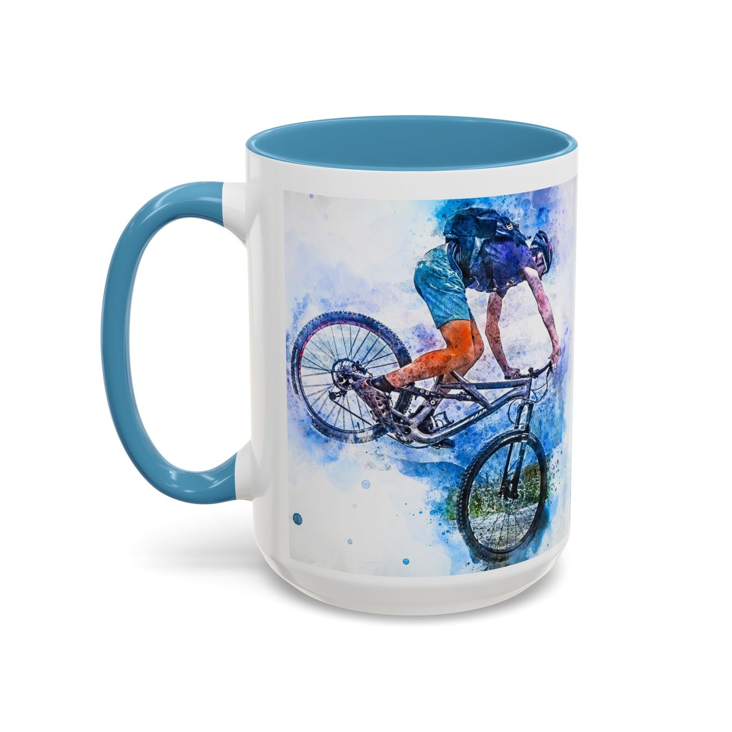 Mountain Bike - Accent Coffee Mug (11, 15oz)