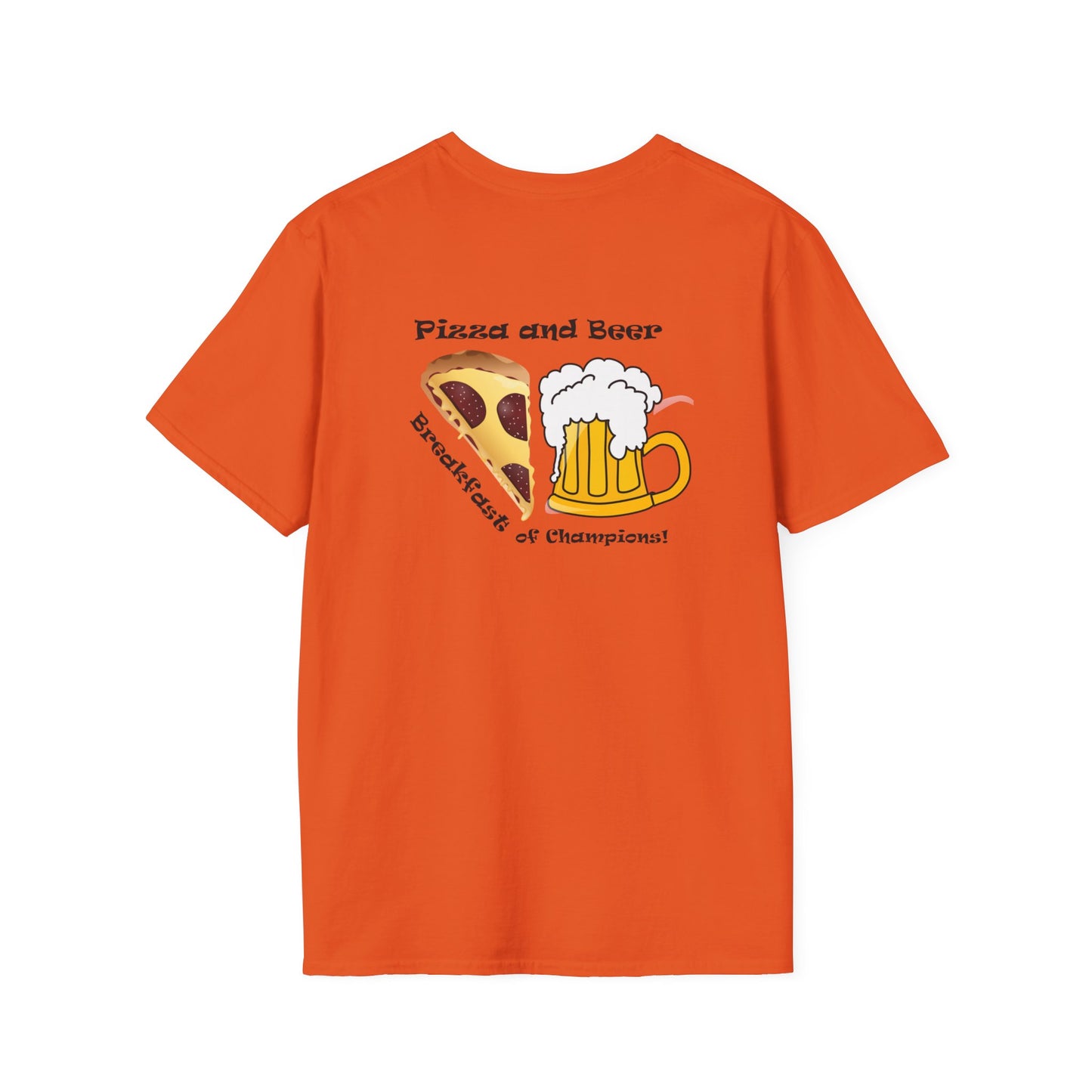 Pizza and Beer - Unisex Softstyle T-Shirt