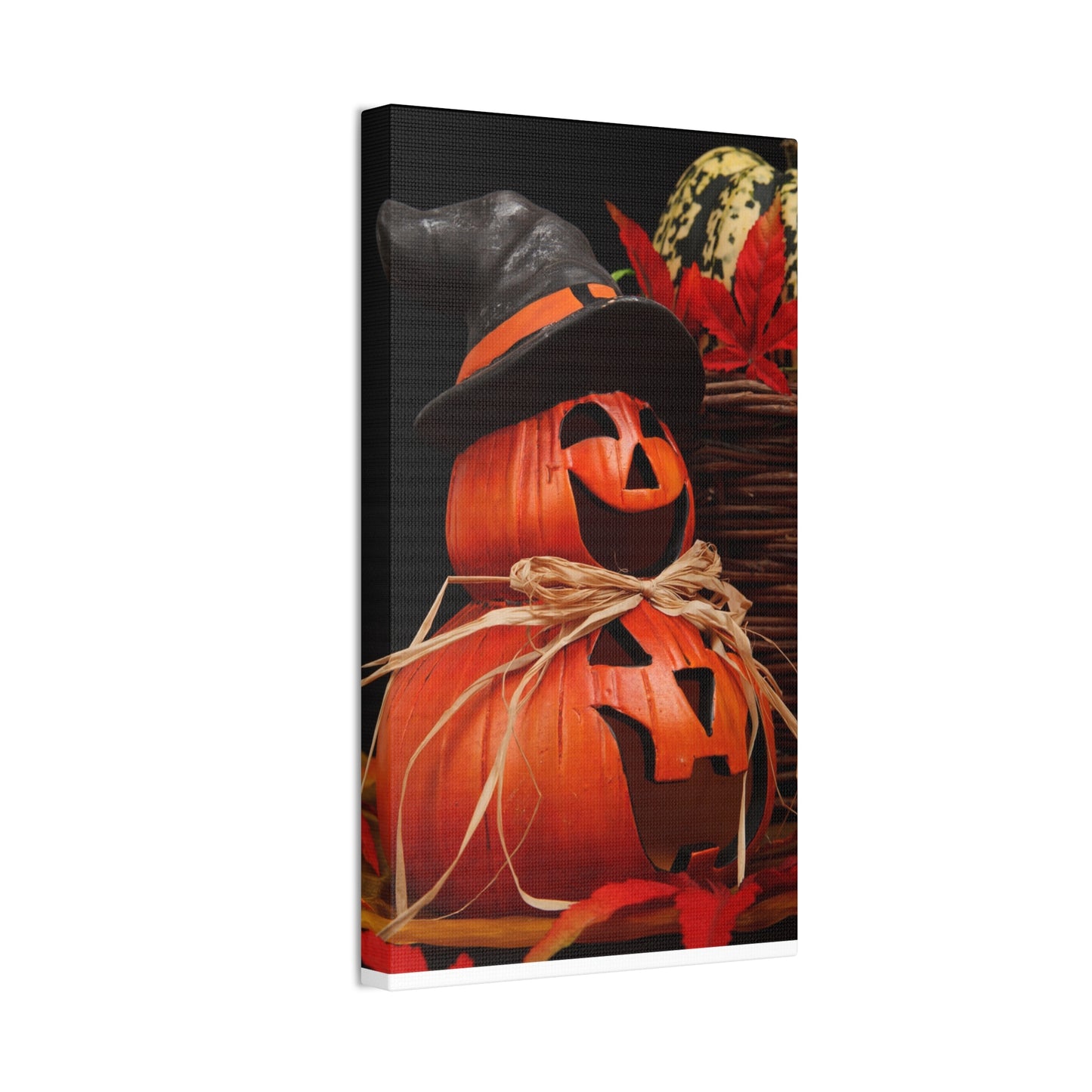 Pumpkins - Canvas Stretched, 0.75" - Halloween